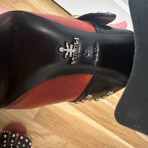 Prada Kiltie studded mule pump - Picture 2 of 7